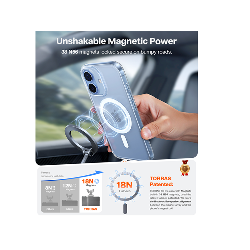 TORRAS Guardian Magnetic Case for iPhone 17