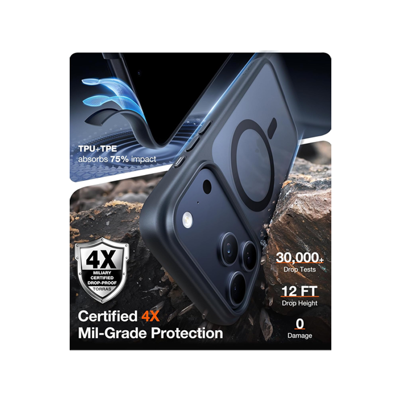 TORRAS Guardian Magnetic Case for iPhone 17 Pro
