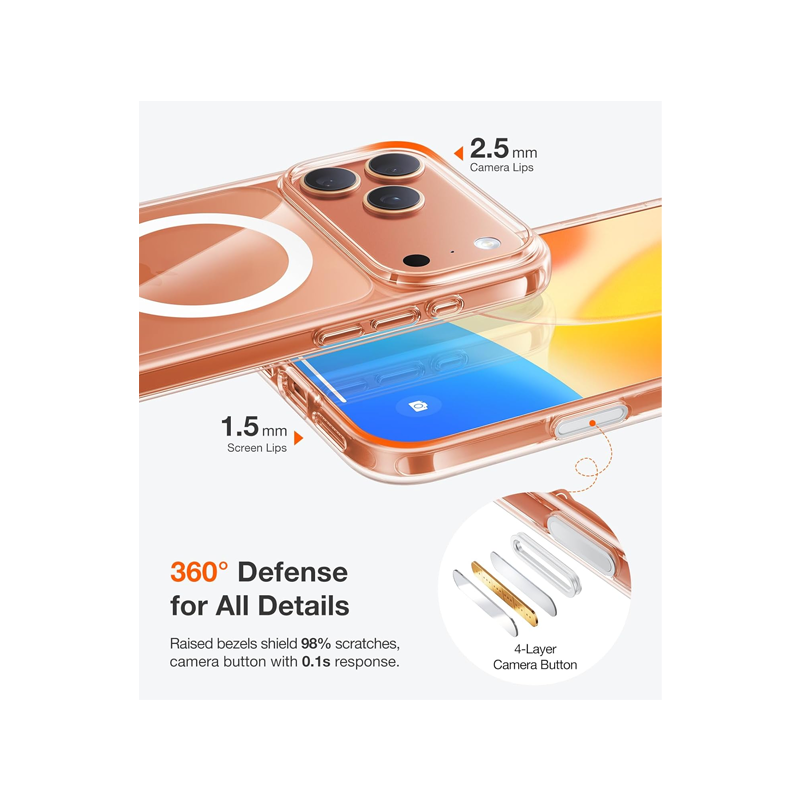 TORRAS Guardian Magnetic Case for iPhone 17 Pro