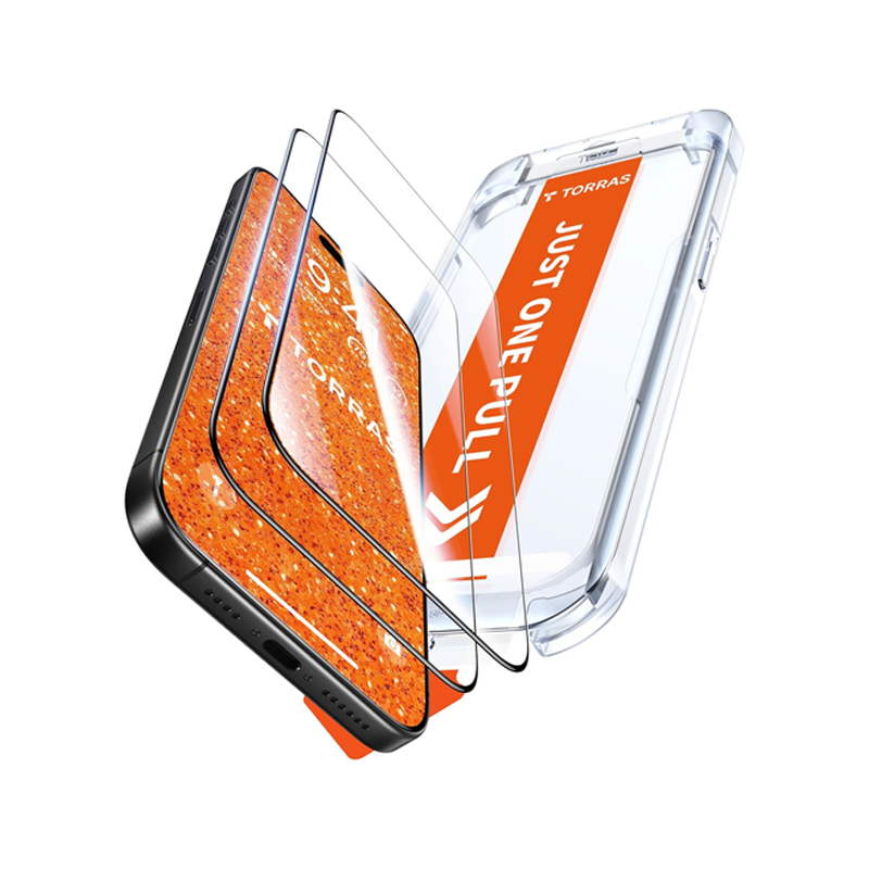  TORRAS Install Master Screen Protector for iPhone 17/17 Pro/16 Pro