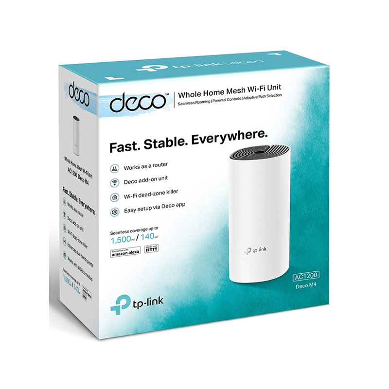 TP-Link Deco M4 AC1200 Dual-Band Mesh Router (1 Pack)