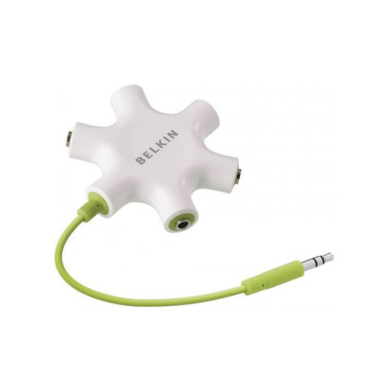 Belkin RockStar 5-Jack 3.5 mm Audio Headphone Splitter