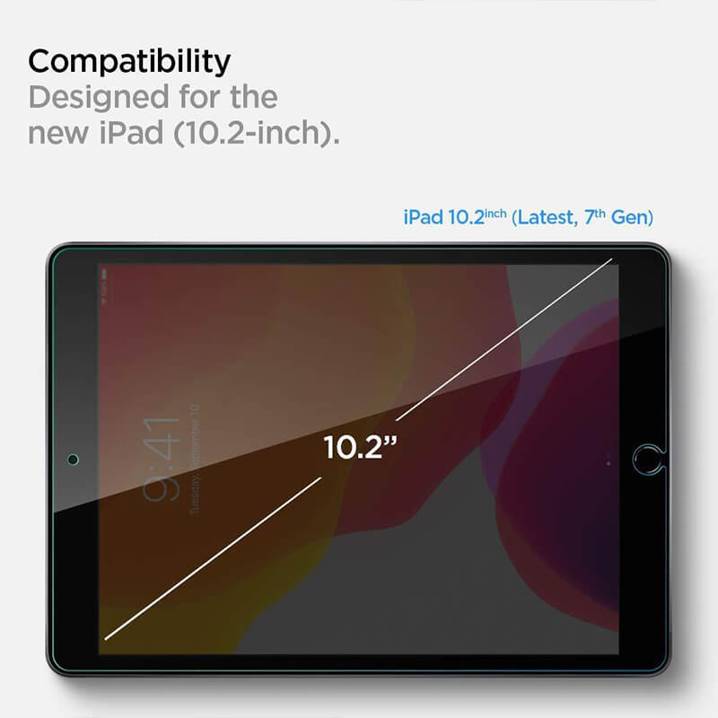 Spigen GLAS.tR Slim Screen Protector for iPad 10.2inch