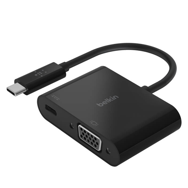 Belkin USB-C to VGA+Charge Adapter 60W