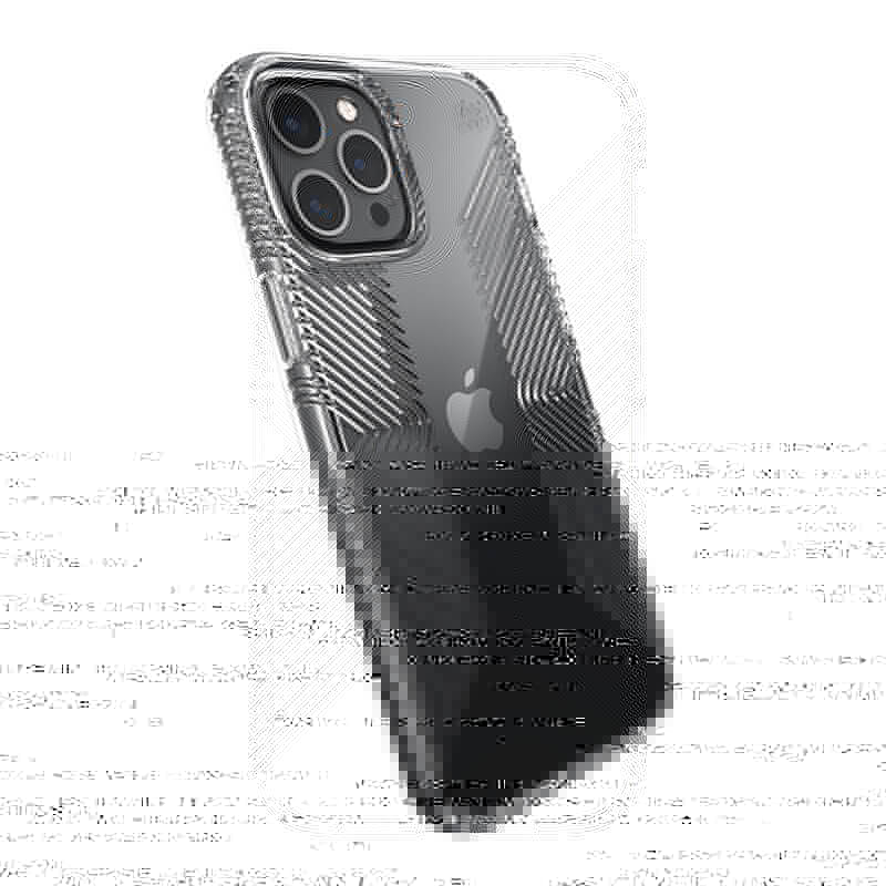 Speck iPhone 12 Pro Max Case Presidio Perfect-Clear with Grips