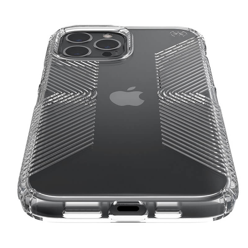 Speck iPhone 12 Pro Max Case Presidio Perfect-Clear with Grips
