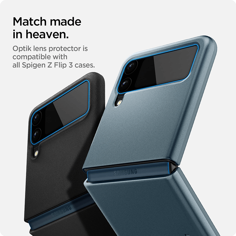 Spigen Galaxy Z Flip3 Optik Lens Protector + Hinge Film