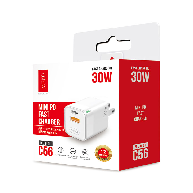 Meko C56 30W Fast Charging Adapter