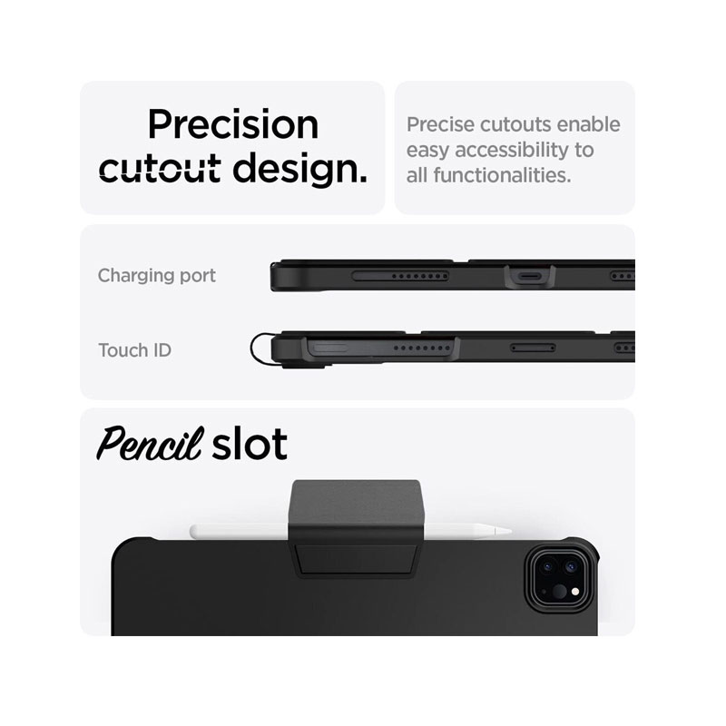 Spigen Smart Fold Plus Flip Cover for iPad Air 10.9"/iPad Pro 11" (2022/2021/2020/2018)