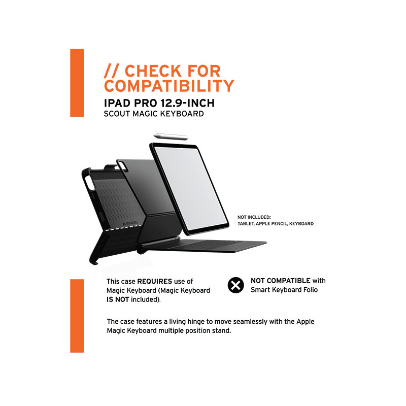 UAG Scout Series Case for iPad Pro 12.9" (4th/5th Gen, 2021)