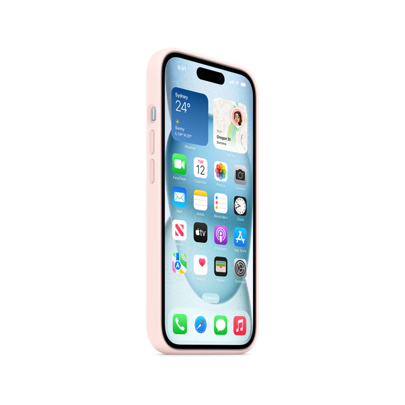 Silicone Case MagSafe for iPhone 15