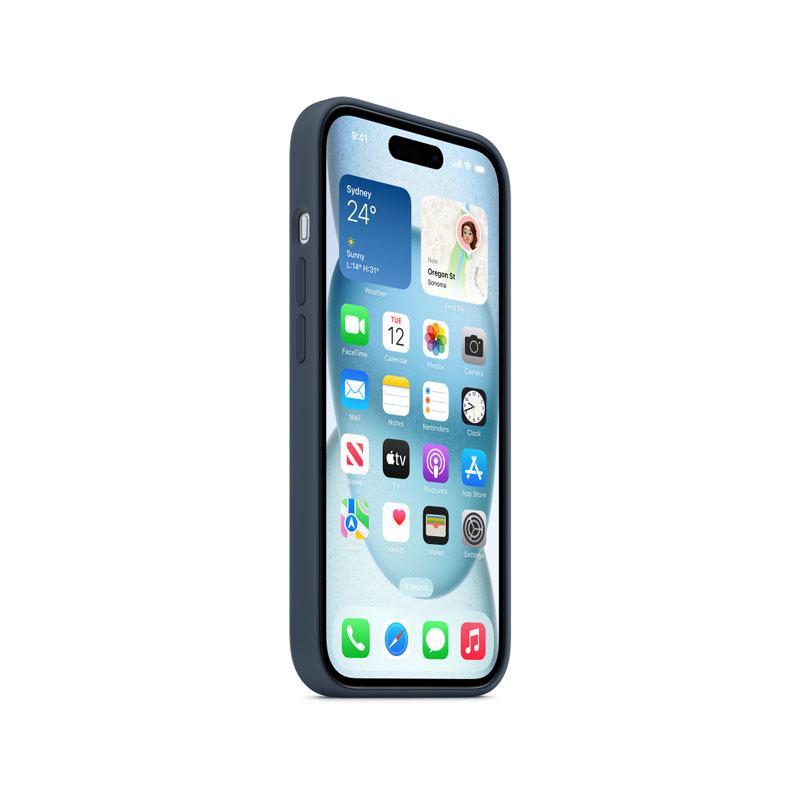 Apple Silicone Case MagSafe for iPhone 15