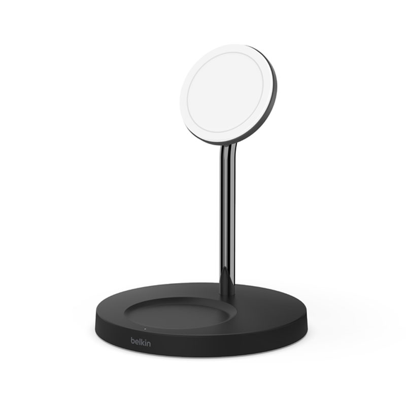 Belkin 2-in-1 Wireless Charger Stand with MagSafe Charging 15W