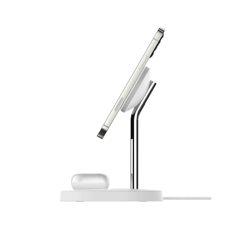 Belkin 2-in-1 Wireless Charger Stand with MagSafe Charging 15W