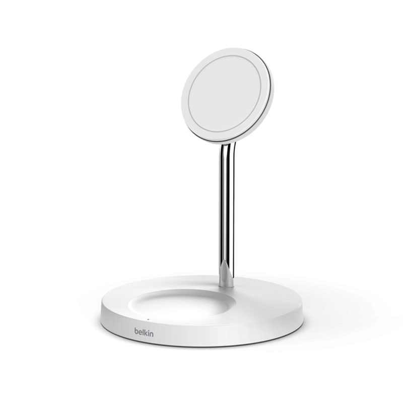 Belkin 2-in-1 Wireless Charger Stand with MagSafe Charging 15W
