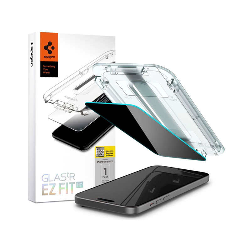 GLAS.tR EZ Fit Privacy HD Screen Protector for iPhone 16/15